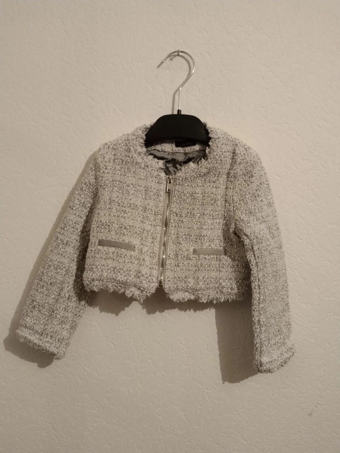 veste habillée ikks fille 2 ans mariage cérémonie