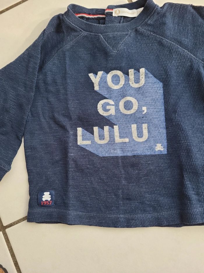 Tshirt manches longues lulu castagnette 18 mois - photo numéro 2