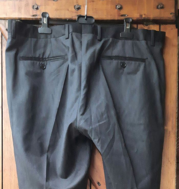 Pantalon de costume gris foncé taille 52 - photo numéro 5
