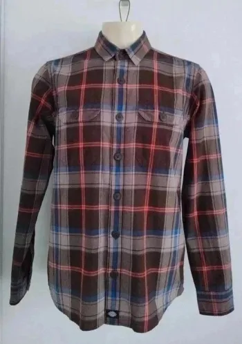 Chemise à carreaux manches longues - Dickies - taille S