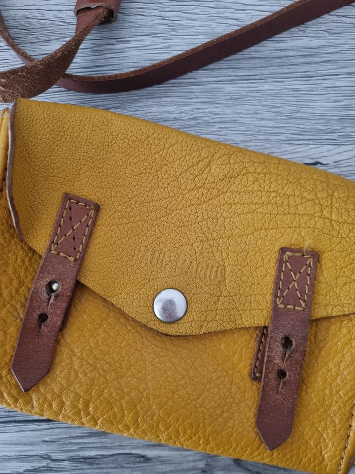 Sac à bandoulière Paul Marius safran mini indispensable 8 - photo numéro 2