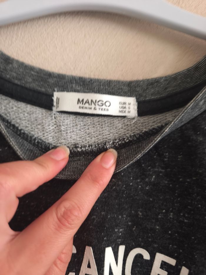 Sweat Gris Mango taille M - photo numéro 2