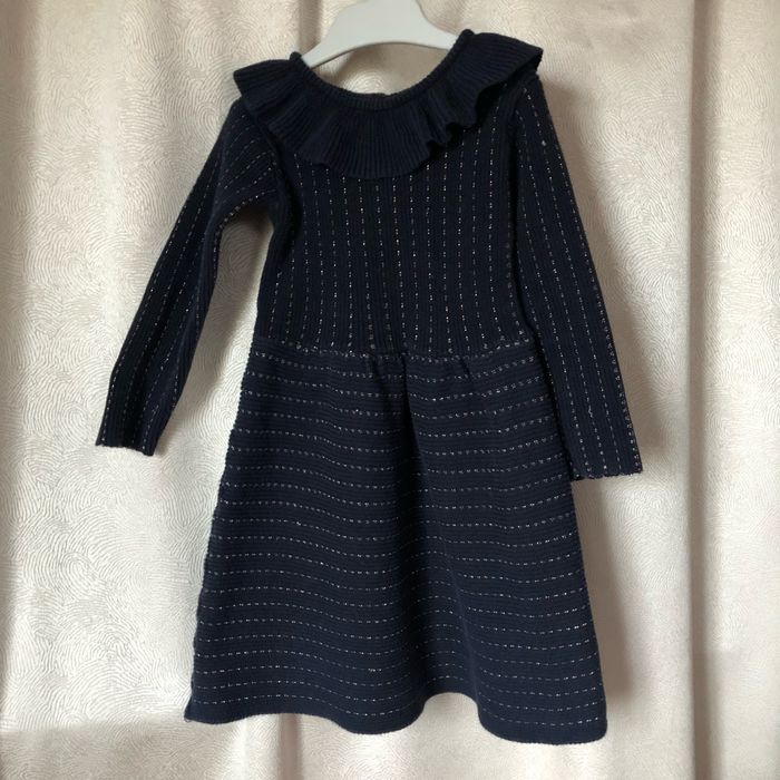 Robe bleu marine Fil or 2 ans Kiabi - photo numéro 4
