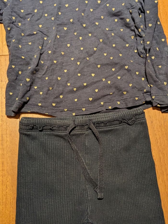 Ensemble fille monoprix coton bio - photo numéro 2