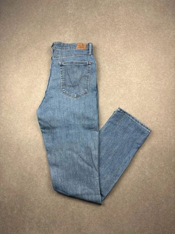 Jean pantalon coupe droite signature levis bleu W31 L32