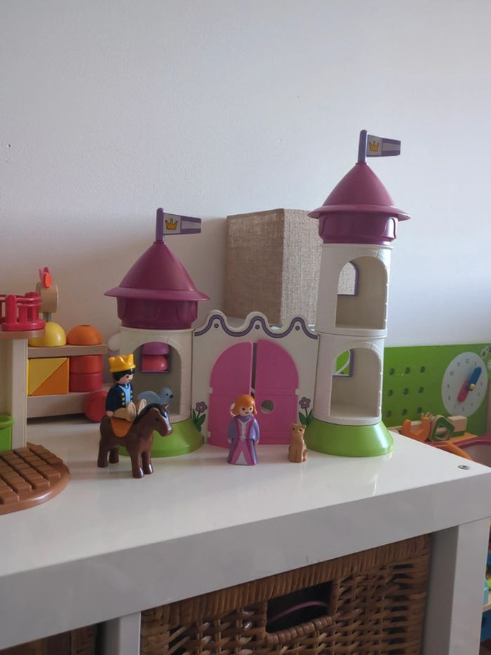 Playmobil 1 2 3 château Princesse n° 9389