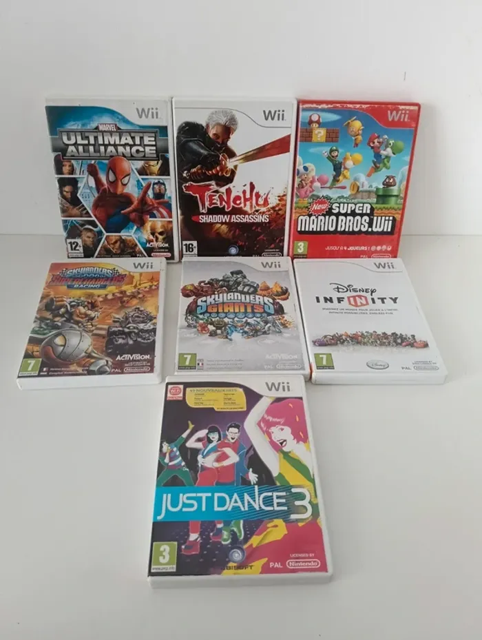 Nintendo Wii manette jeux mario,Skylanders,infinity - photo numéro 12