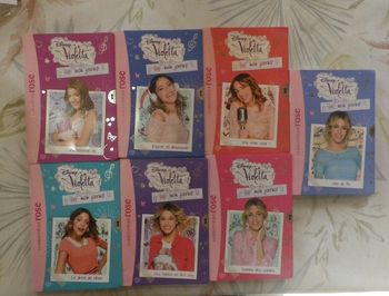 7 Violetta n°1 à 7 Bibliothèque Rose Disney