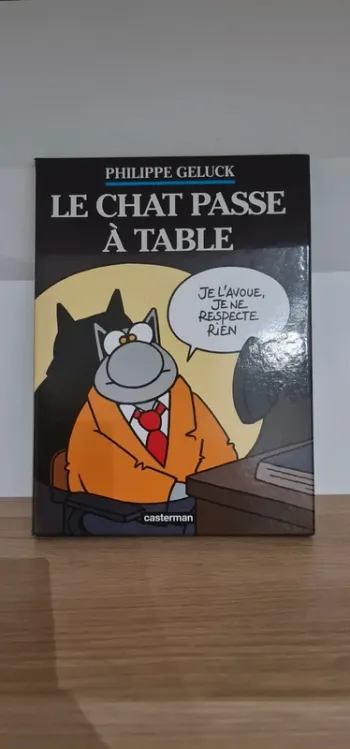 Le chat passe à table Philippe Geluck