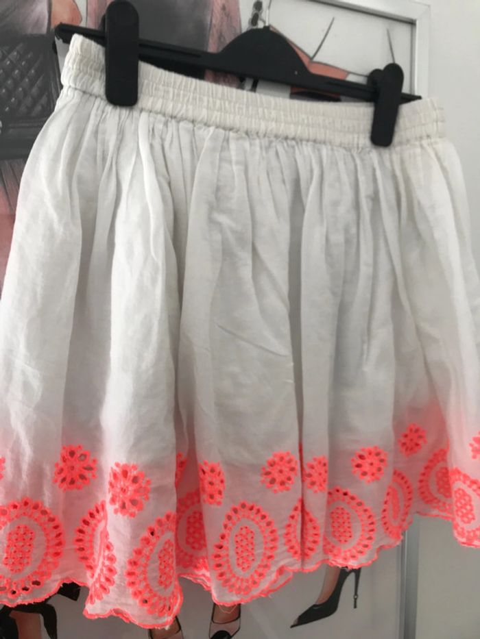 Jupe coton broderies anglaise 38 - photo numéro 5