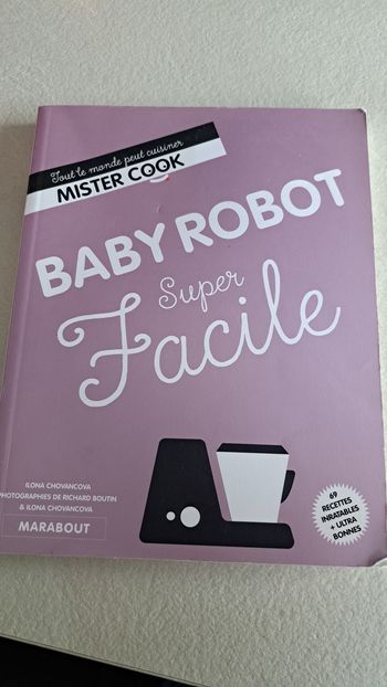Livre recette baby robot