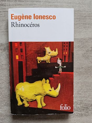 Livre rhinocéros Eugène lonesco