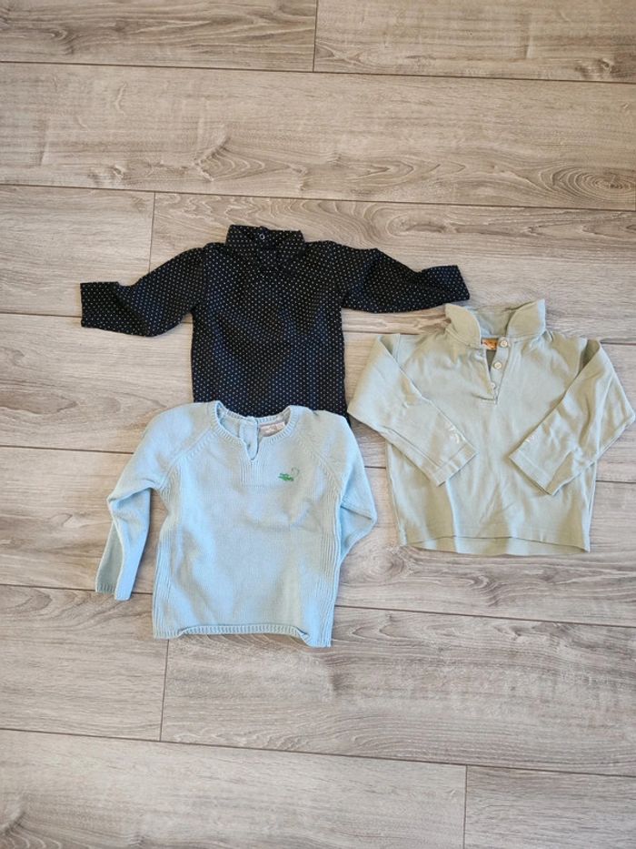 Lot 3 hauts vêtements 23-24 mois