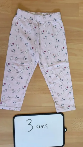 Pantalon legging taille 3 ans