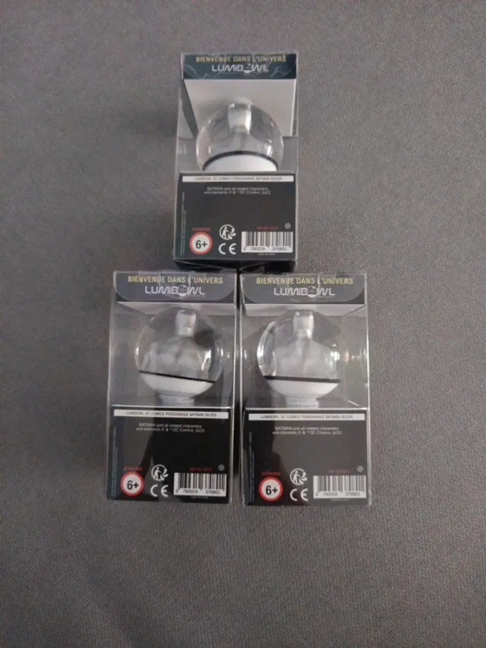 Lot de 3 Lumibowl Batman Argent - photo numéro 2