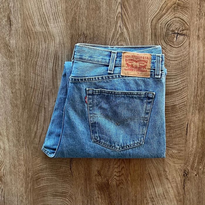 Jean/pantalon bleu clair Levi's 550 pour homme, taille : W 40 L 32 (50 taille française)