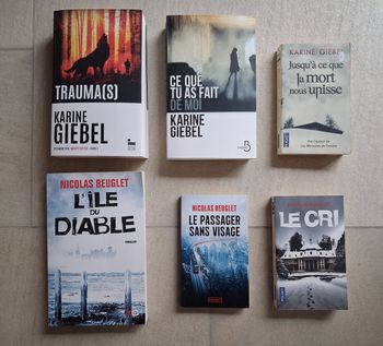 6 romans de Karine Giebel et Nicolas Beuglet 