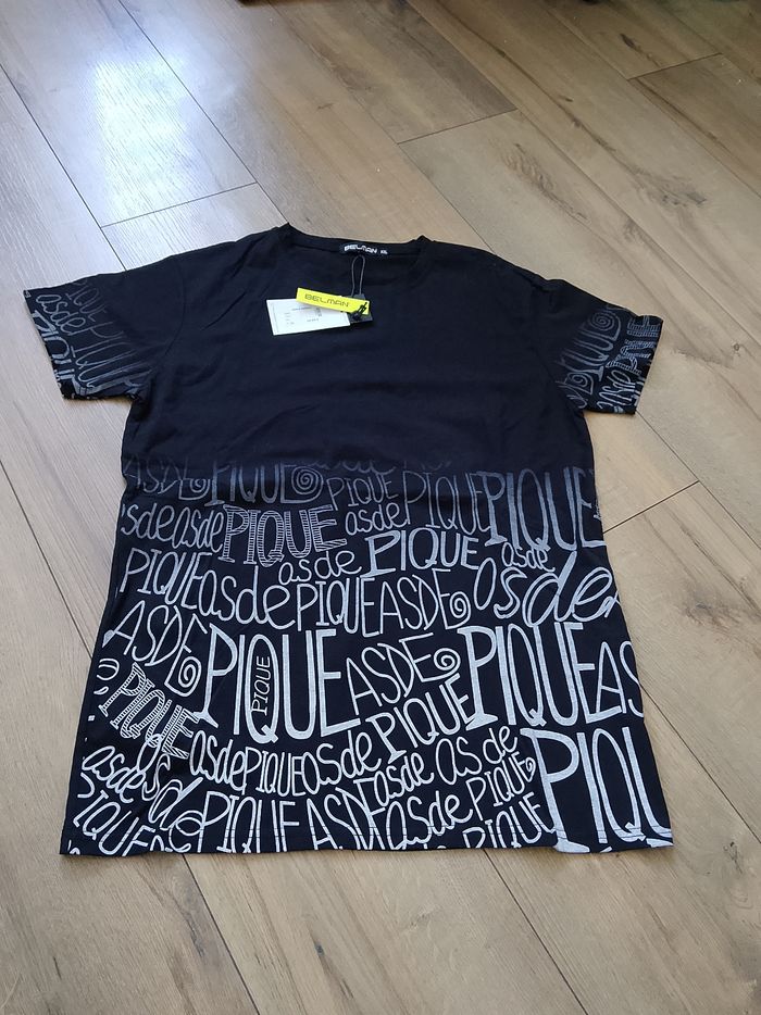 T-shirt noir manches courtes homme xl mtx