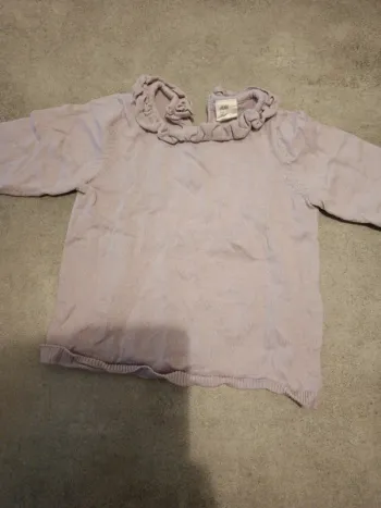 Pull violet lilas H&M 74cm