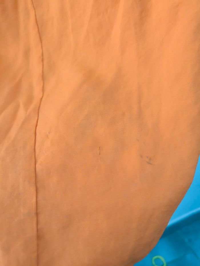 Robe orange sans manches Marque Setre Taille L  Neuve avec petit défaut - photo numéro 6