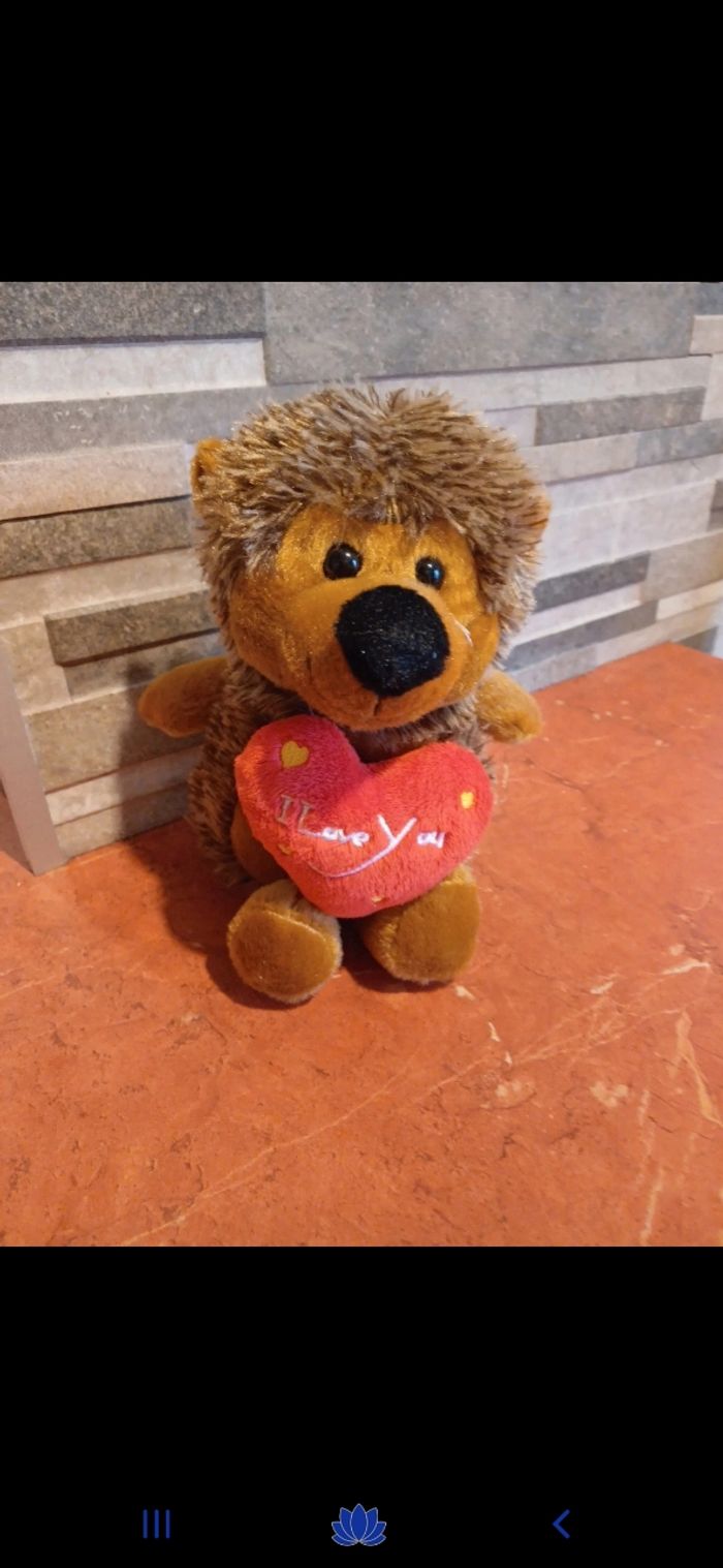 Peluche hérisson - photo numéro 1
