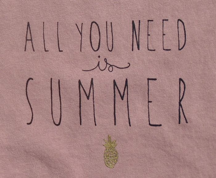 Joli tee-shirt palmiers fille 5 ans (108-113 cm) - photo numéro 3