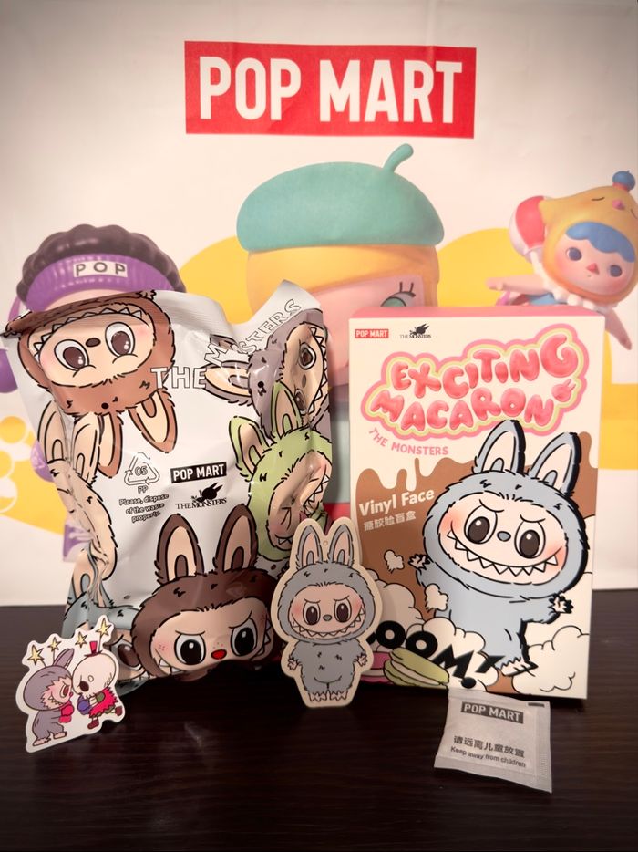 PopMart Labubu - The Monsters Exciting Macaron - Sea Salt Coconut