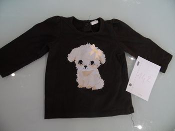 t-shirt 6 mois chien