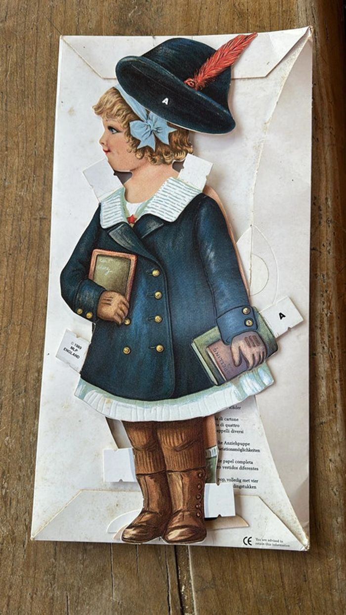 Poupée en carton Lady Anne Past Times - photo numéro 4