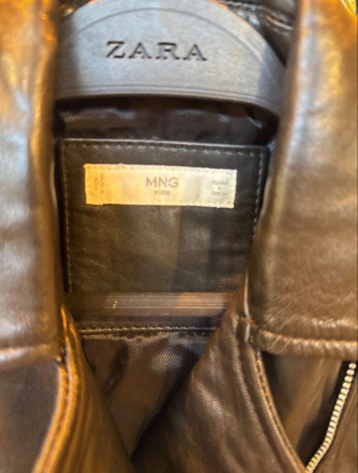 Veste Perfecto cuir Mango - photo numéro 2