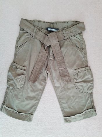 Bermuda short long cargo Le Phare de la Baleine 6 ans beige foncé