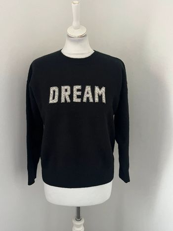 Pull noir et perles Sandro S