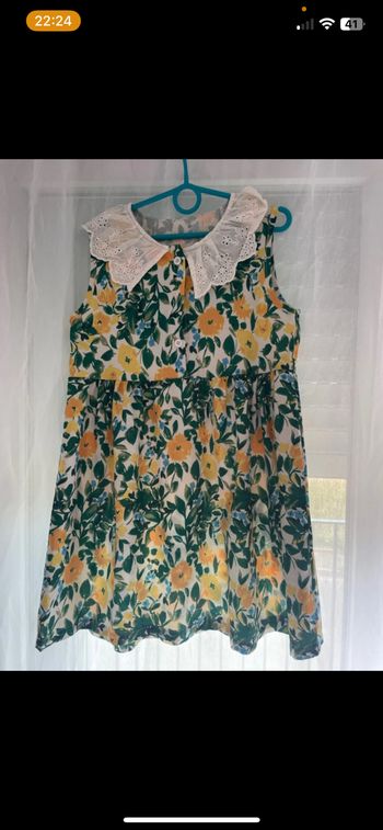 Robe fille fleurie