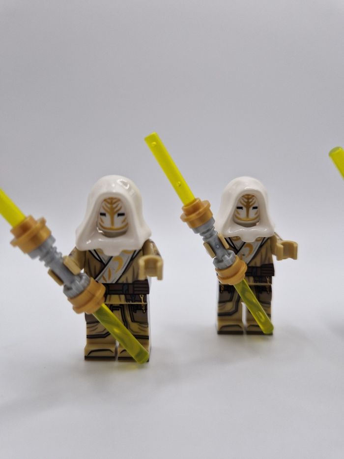 Figurines type lego 4 gardes du temple jedi star wars - photo numéro 3