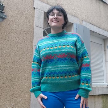 Pull Vintage en mailles M
