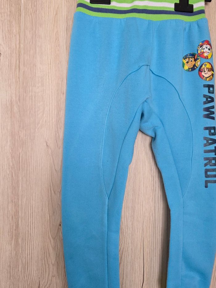 BAS DE JOGGING GARÇON PAW PATROL NICKELEDEON BLEU TURQUOISE TAILLE 6ANS - photo numéro 4