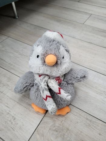 Peluche pingouin bouillotte