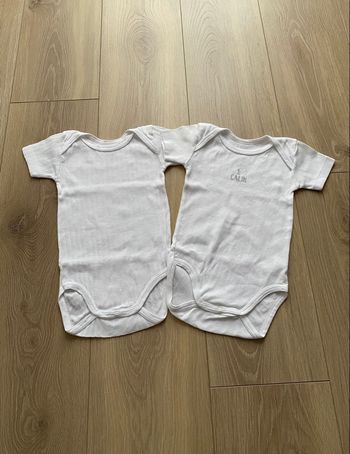 Lot de bodys manches courtes U Tout Petits