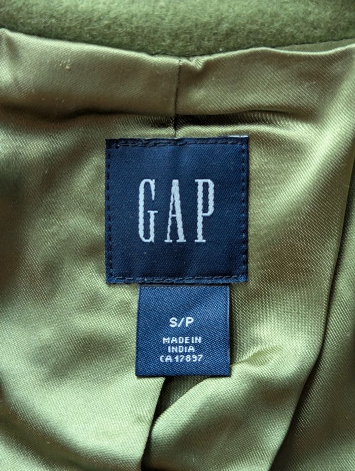 Manteau duffle-coat GAP en laine - Vert - photo numéro 5