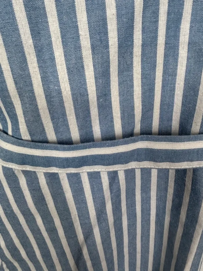 Robe rayée bleue et blanche - photo numéro 5