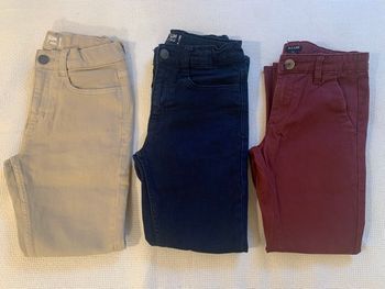 Lot 3 pantalons garçon 7 ans