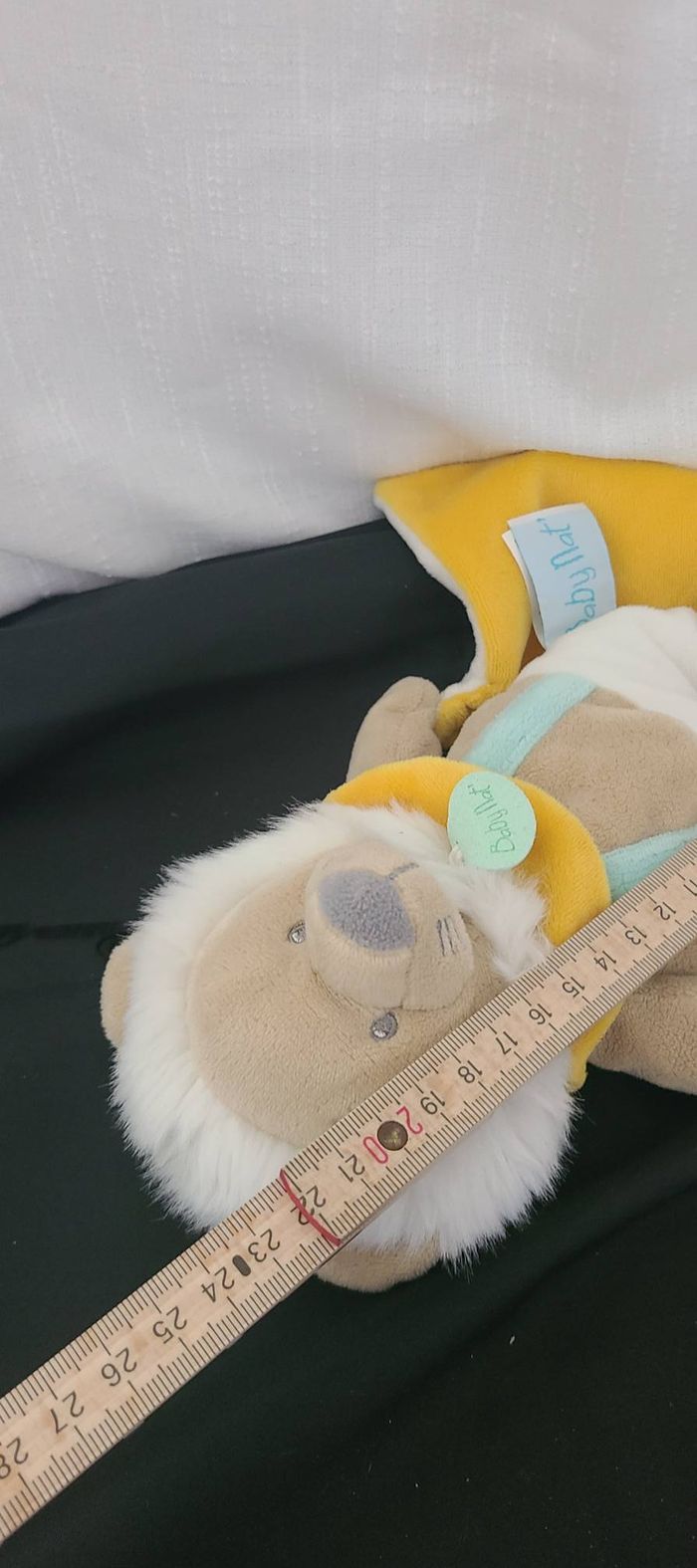 BABY NAT' Maxou le lion - Pantin avec doudou Maxou 22 cm - photo numéro 2