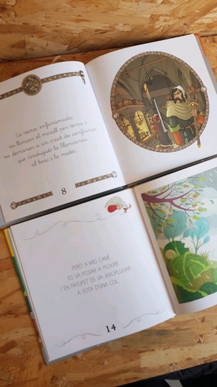 Livres en catalan En patufet et Blancaneu - photo numéro 6