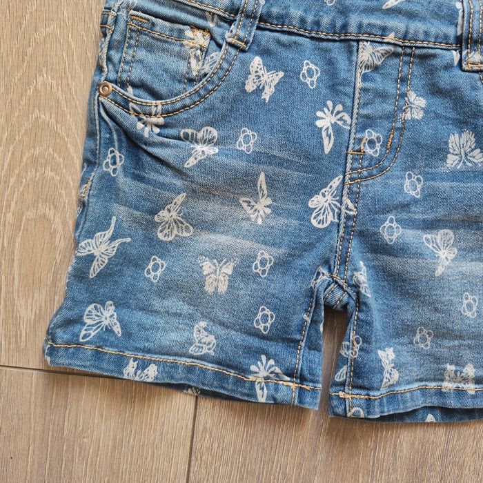 Combi short en jeans. Fille 6 ans. Marque Eldys - photo numéro 3