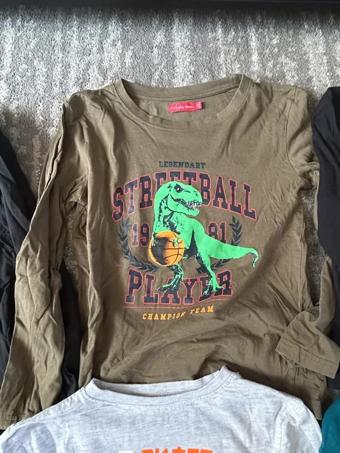 Lot de 10 t-shirts manches longues - photo numéro 4