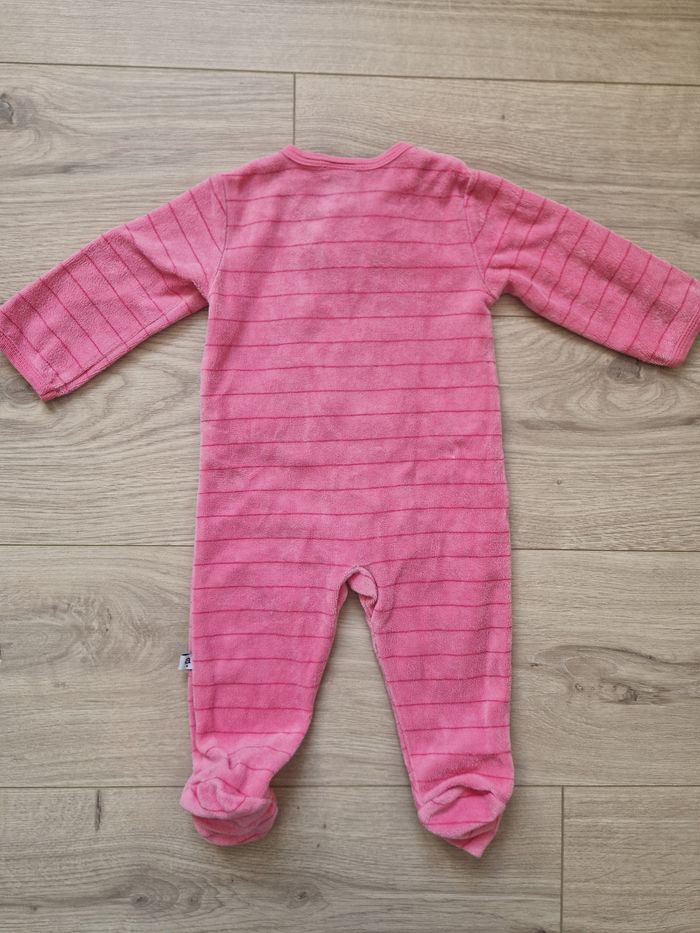 Pyjama bebe fille Absorba fermeture zip 6 mois - photo numéro 4