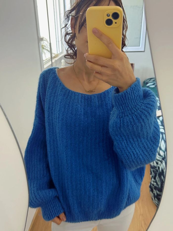 Pull vintage laine et mohair Andromède - photo numéro 7