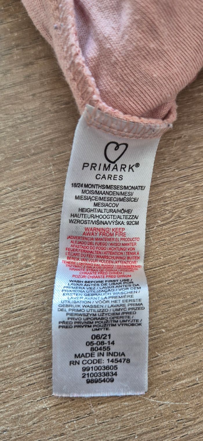 Pyjama coton Primark 18-24 mois - photo numéro 5