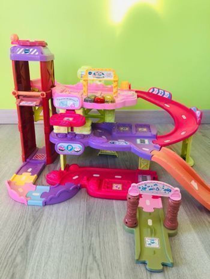Garage auto tut tut bolides rose vtech - jeu fille - photo numéro 4