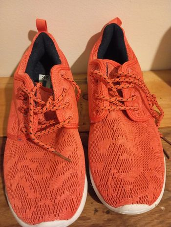 Baskets orange femme taille 36